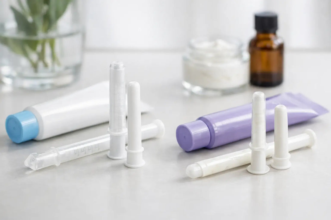 Using Premarin and Seroflora Cream Applicators