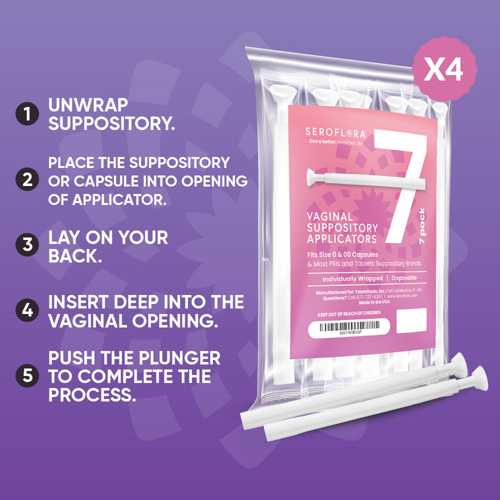 Vaginal Suppository Applicators - Buy Vaginal Gel Applicators at SeroFlora Seroflora Vaginal Suppository Applicators - Buy Vaginal Gel Applicators at SeroFlora Seroflora