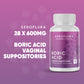 Boric Acid Vaginal Suppositories for Yeast Infection (30ct)