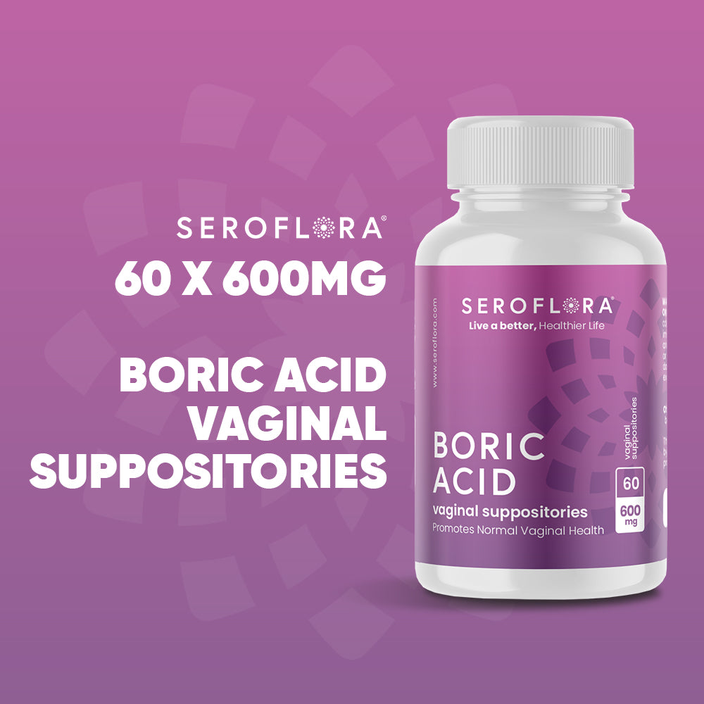 Boric Acid Vaginal Suppositories for Yeast Infection (60ct)